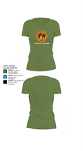 Lancaster County Young Marines 89976049 Women's Short Sleeve V-neck Shirt - 44