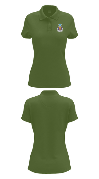 Womens Short Sleeve Performance Polo, Civil Affairs Schoolhouse, , Teamtime, Team time, sublimation, custom sports apparel, team uniforms, spirit wear, spiritwear, sports uniforms, custom shirts, team store, custom team store, fundraiser sports, apparel fundraiser