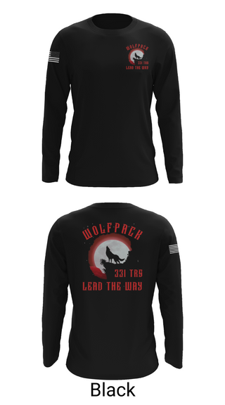Long Sleeve Performance Shirt, 331 TRS / FLT 154 WOLFPACK, , Teamtime, Team time, sublimation, custom sports apparel, team uniforms, spirit wear, spiritwear, sports uniforms, custom shirts, team store, custom team store, fundraiser sports, apparel fundraiser