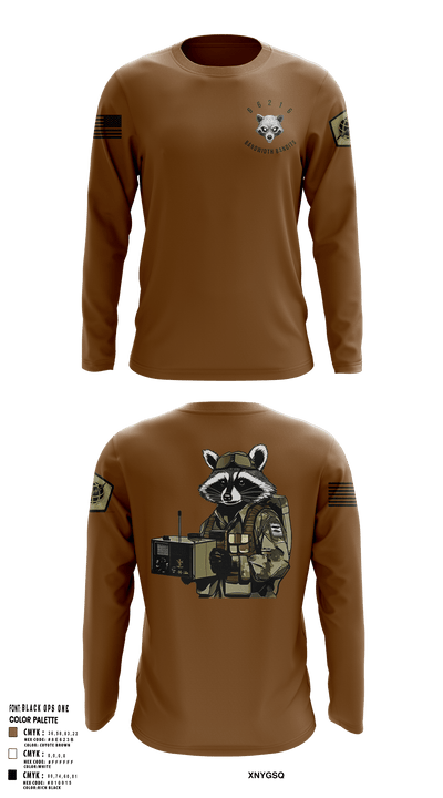 Node 66216 Bandwidth Bandits 75270738 Long Sleeve Performance Shirt - 117