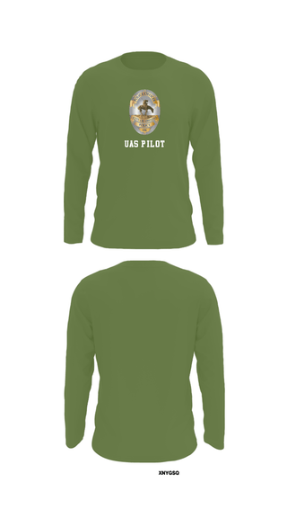 Long Sleeve Performance Shirt, UAS Pilot, Police, Teamtime, Team time, sublimation, custom sports apparel, team uniforms, spirit wear, spiritwear, sports uniforms, custom shirts, team store, custom team store, fundraiser sports, apparel fundraiser