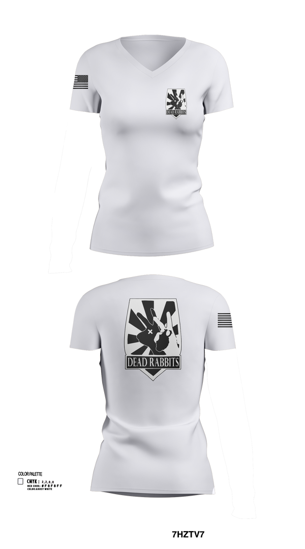 Womens Short Sleeve Vneck Shirt, Dead Rabbits, , Teamtime, Team time, sublimation, custom sports apparel, team uniforms, spirit wear, spiritwear, sports uniforms, custom shirts, team store, custom team store, fundraiser sports, apparel fundraiser