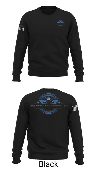 Gold Potomac construction inc 70800298 Crew Neck Sweatshirt - 21