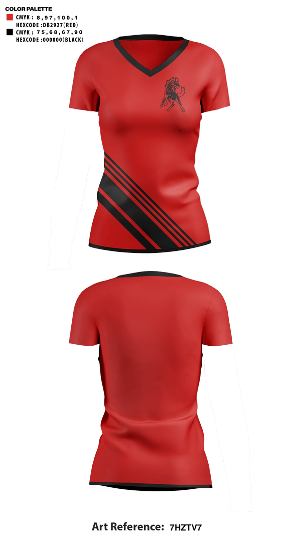 Womens Short Sleeve Vneck Shirt, Flinthills High School Cheer, Cheer, Teamtime, Team time, sublimation, custom sports apparel, team uniforms, spirit wear, spiritwear, sports uniforms, custom shirts, team store, custom team store, fundraiser sports, apparel fundraiser