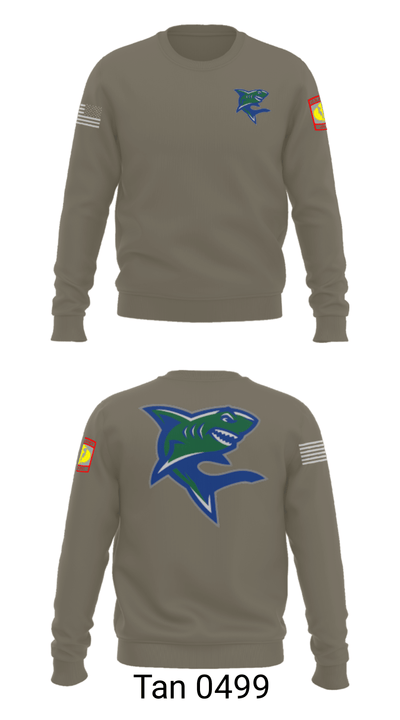 Bullshark Battalion 90693069 Crew Neck Sweatshirt - 65