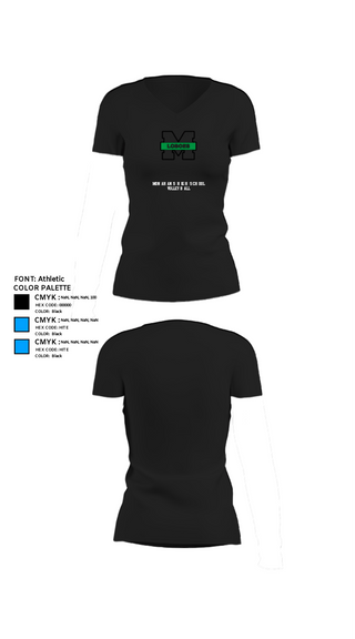 Women's Short Sleeve Vneck Shirt, Monahans High School Volleyball, Men's Volleyball, Teamtime, Team time, sublimation, custom sports apparel, team uniforms, spirit wear, spiritwear, sports uniforms, custom shirts, team store, custom team store, fundraiser sports, apparel fundraiser