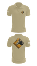 317th support maintenance company 3788646 Short Sleeve Performance Polo - 87
