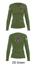 18th Civil Engineer Sq 16375952 Women's Long Sleeve V-neck Shirt - 57