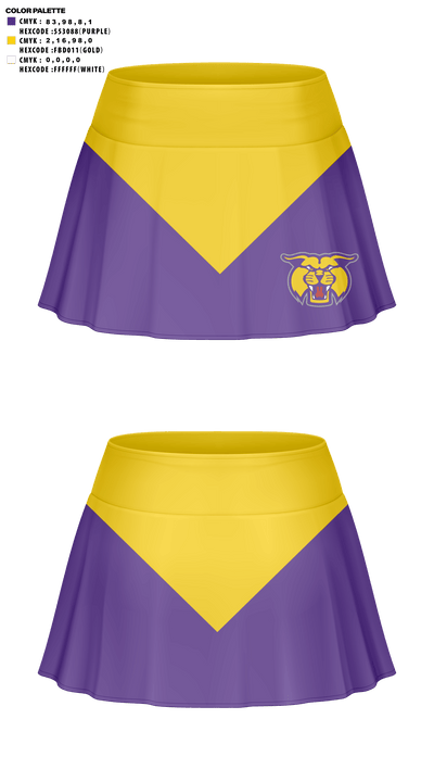 Wilder High School Cheer 27344083 Skort - 41