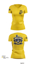 MHS MCJROTC 59562890 Women's Short Sleeve V-neck Shirt - 114