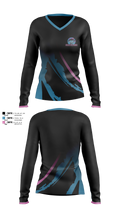 SearchNSeize Women's Long Sleeve V-neck Shirt - 1