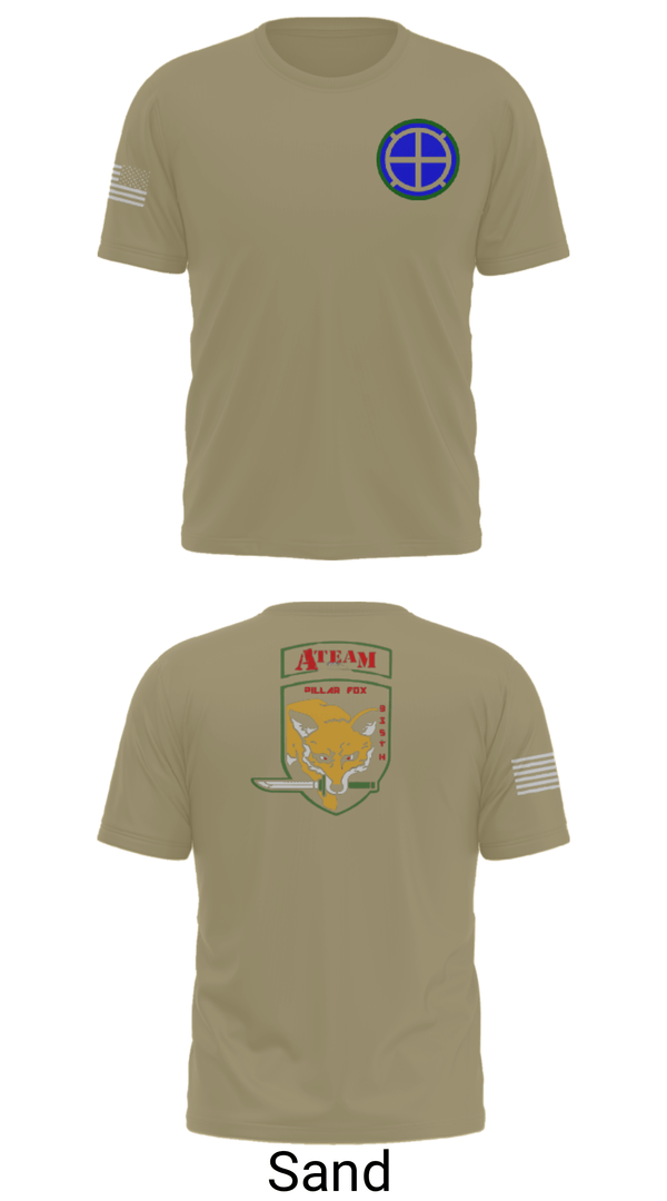 Old School Cotton Feel Shirt, A co 935th ASB 3rd Platoon, National Guard, Teamtime, Team time, sublimation, custom sports apparel, team uniforms, spirit wear, spiritwear, sports uniforms, custom shirts, team store, custom team store, fundraiser sports, apparel fundraiser