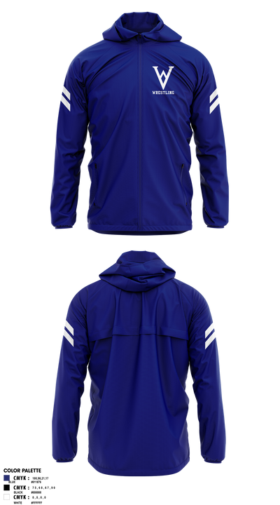 Winfield Youth Wrestling Club 41902136 Windbreaker - 3