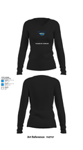Rice Lake High School Golf 35944103 Women's Long Sleeve V-neck Shirt - 34