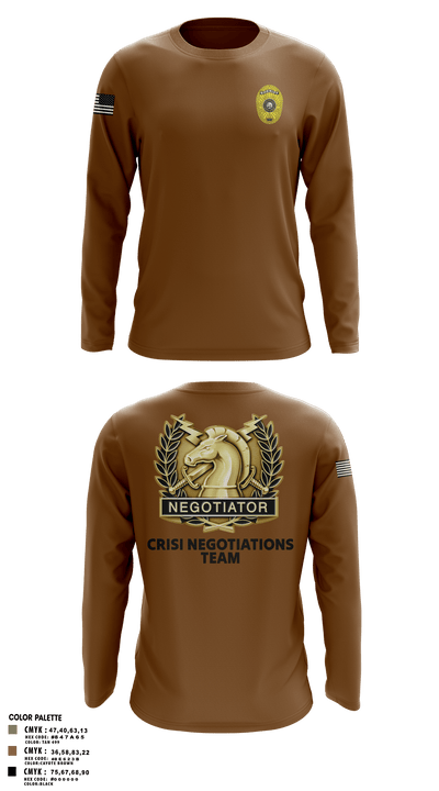 HCSO CNT 41668250 Long Sleeve Performance Shirt - 5
