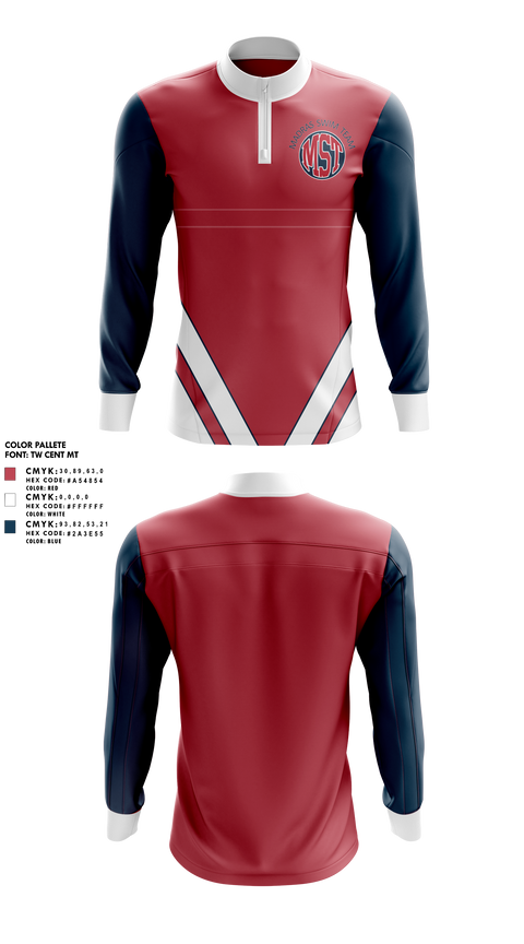 Quarter Zip Jacket, Madras High School Swimming, Swimming, Teamtime, Team time, sublimation, custom sports apparel, team uniforms, spirit wear, spiritwear, sports uniforms, custom shirts, team store, custom team store, fundraiser sports, apparel fundraiser
