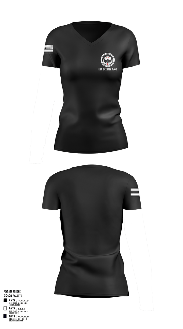 Women's Short Sleeve Vneck Shirt, Schwarze Gruppe 642, , Teamtime, Team time, sublimation, custom sports apparel, team uniforms, spirit wear, spiritwear, sports uniforms, custom shirts, team store, custom team store, fundraiser sports, apparel fundraiser