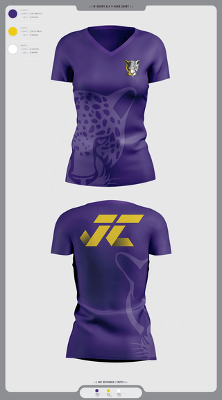 Womens Short Sleeve Vneck Shirt, Jacksonville College Cross Country, Cross Country, Teamtime, Team time, sublimation, custom sports apparel, team uniforms, spirit wear, spiritwear, sports uniforms, custom shirts, team store, custom team store, fundraiser sports, apparel fundraiser