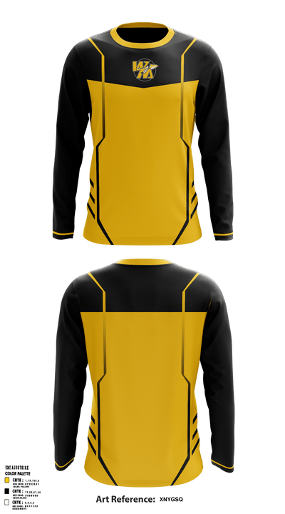 Watkins Memorial High School Golf 65050201 Long Sleeve Performance Shirt - 8