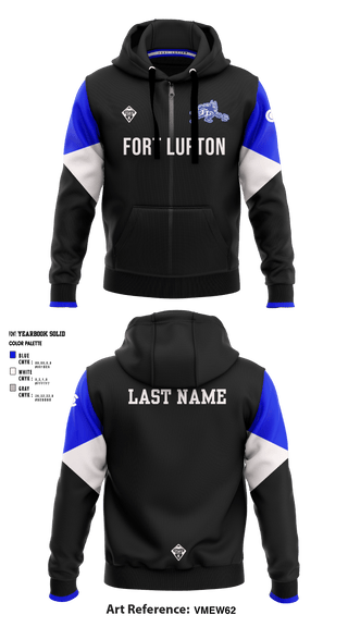 Hoodie, Thunder Vista MSTeam Fishman, Spirit Store, Teamtime, Team time, sublimation, custom sports apparel, team uniforms, spirit wear, spiritwear, sports uniforms, custom shirts, team store, custom team store, fundraiser sports, apparel fundraiser