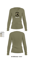 102nd CES 1842645 Women's Long Sleeve V-neck Shirt - 82