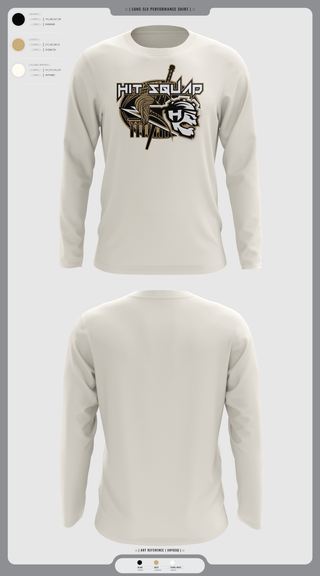 Long Sleeve Performance Shirt, San Jose Hitsquad, , Teamtime, Team time, sublimation, custom sports apparel, team uniforms, spirit wear, spiritwear, sports uniforms, custom shirts, team store, custom team store, fundraiser sports, apparel fundraiser