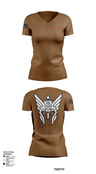 Womens Short Sleeve Vneck Shirt, Evac PLT, RSS, 2CR, , Teamtime, Team time, sublimation, custom sports apparel, team uniforms, spirit wear, spiritwear, sports uniforms, custom shirts, team store, custom team store, fundraiser sports, apparel fundraiser