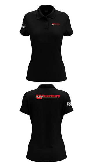 Womens Short Sleeve Performance Polo, Waterbury Auto Transport, , Teamtime, Team time, sublimation, custom sports apparel, team uniforms, spirit wear, spiritwear, sports uniforms, custom shirts, team store, custom team store, fundraiser sports, apparel fundraiser