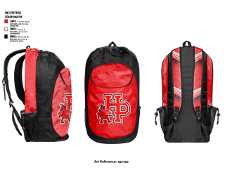 Gear Bag, Highland Park Senior High School Gymnastics, Spirit Store, Teamtime, Team time, sublimation, custom sports apparel, team uniforms, spirit wear, spiritwear, sports uniforms, custom shirts, team store, custom team store, fundraiser sports, apparel fundraiser