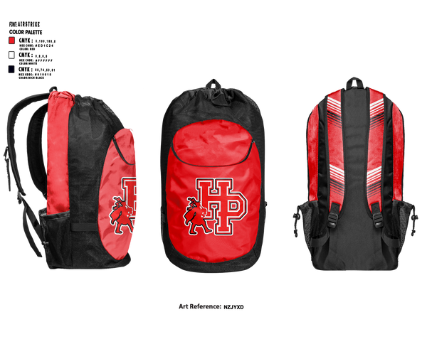 Gear Bag, Highland Park Senior High School Gymnastics, Spirit Store, Teamtime, Team time, sublimation, custom sports apparel, team uniforms, spirit wear, spiritwear, sports uniforms, custom shirts, team store, custom team store, fundraiser sports, apparel fundraiser