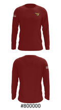 Sharon High School Tennis 37543796 Long Sleeve Performance Shirt - 18