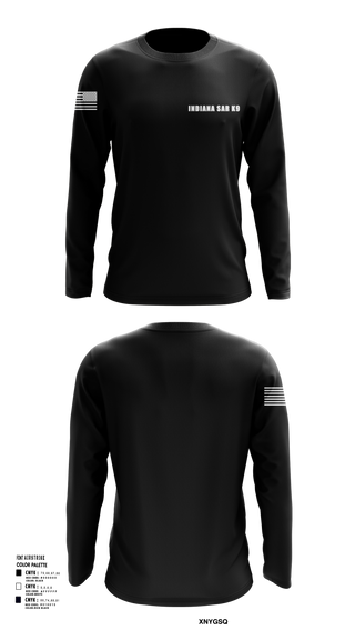 Long Sleeve Performance Shirt, Indiana SAR K9, , Teamtime, Team time, sublimation, custom sports apparel, team uniforms, spirit wear, spiritwear, sports uniforms, custom shirts, team store, custom team store, fundraiser sports, apparel fundraiser