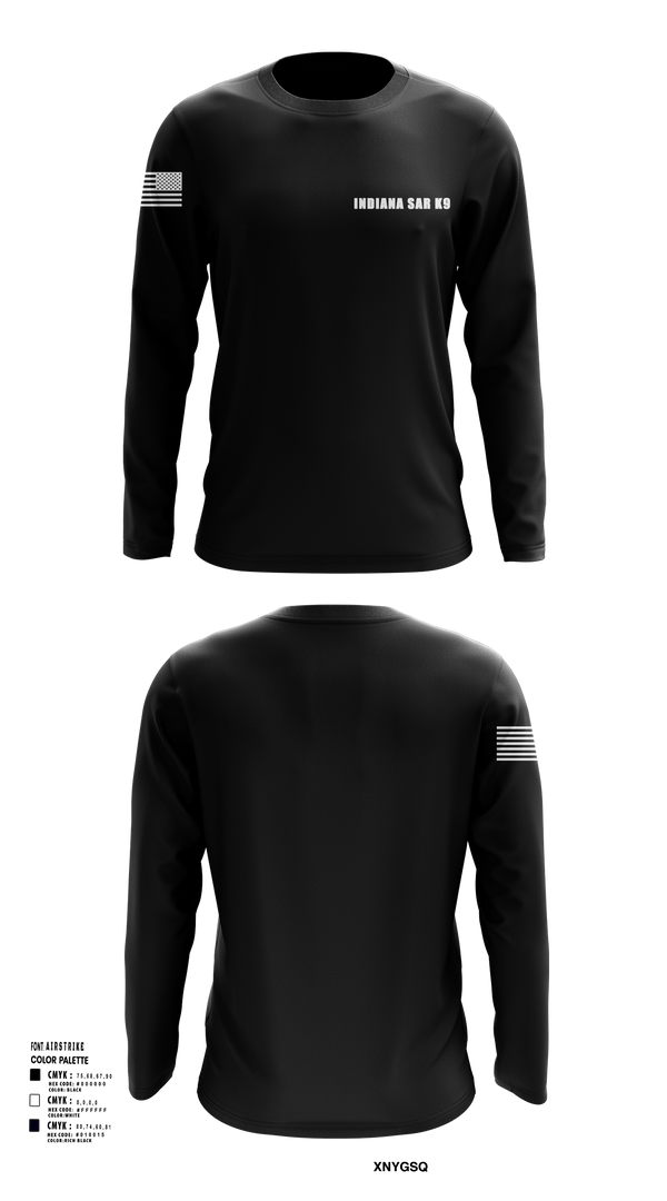Long Sleeve Performance Shirt, Indiana SAR K9, , Teamtime, Team time, sublimation, custom sports apparel, team uniforms, spirit wear, spiritwear, sports uniforms, custom shirts, team store, custom team store, fundraiser sports, apparel fundraiser