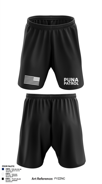 Puna Patrol 4300977 Athletic Shorts With Pockets - 3
