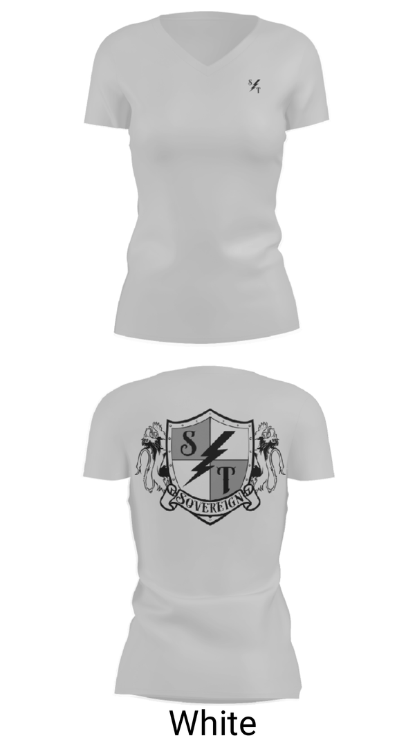 Womens Short Sleeve Vneck Shirt, Sovereign Tactics, , Teamtime, Team time, sublimation, custom sports apparel, team uniforms, spirit wear, spiritwear, sports uniforms, custom shirts, team store, custom team store, fundraiser sports, apparel fundraiser