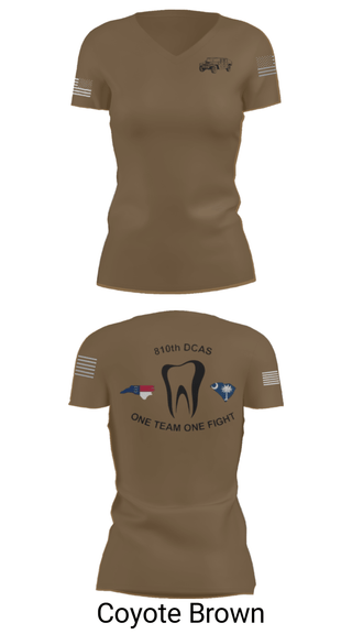 Womens Short Sleeve Vneck Shirt, 810th med co, Army, Teamtime, Team time, sublimation, custom sports apparel, team uniforms, spirit wear, spiritwear, sports uniforms, custom shirts, team store, custom team store, fundraiser sports, apparel fundraiser