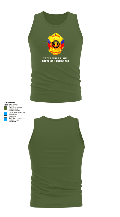 TS FEDERAL PRIVATE SECURITY & BODYGUARD 72741630 Tank Top - 56