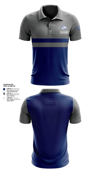 Short Sleeve Performance Polo, Coahulla Creek, Swimming, Teamtime, Team time, sublimation, custom sports apparel, team uniforms, spirit wear, spiritwear, sports uniforms, custom shirts, team store, custom team store, fundraiser sports, apparel fundraiser
