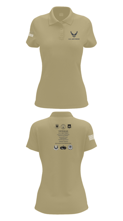 Ramstein AGE 81077227 Women's Short Sleeve Performance Polo  - 95