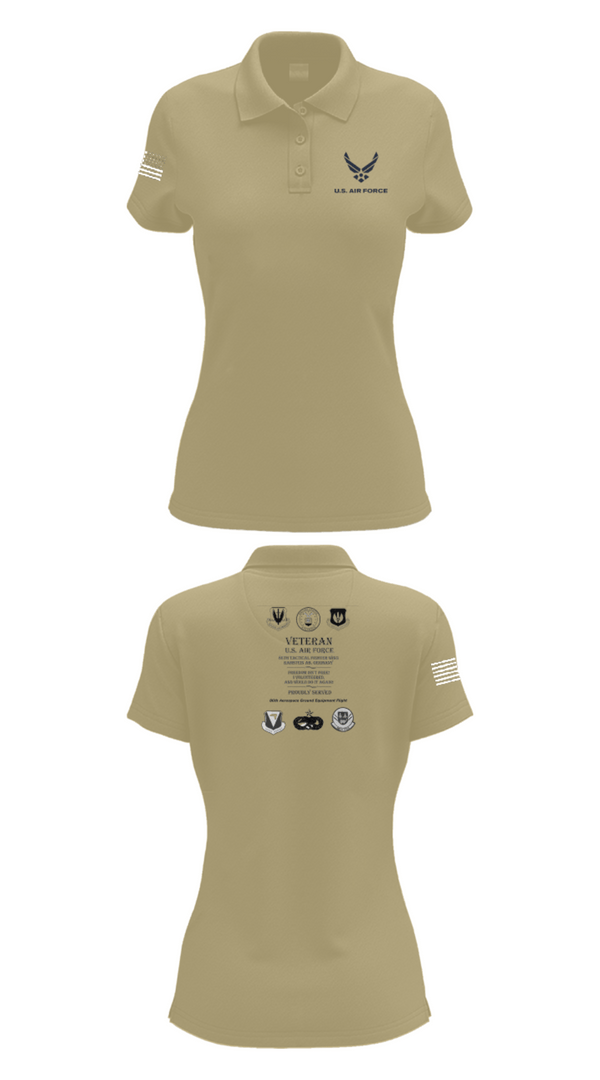 Women's Short Sleeve Performance Polo, Ramstein AGE, , Teamtime, Team time, sublimation, custom sports apparel, team uniforms, spirit wear, spiritwear, sports uniforms, custom shirts, team store, custom team store, fundraiser sports, apparel fundraiser
