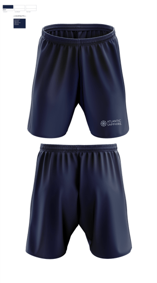 Athletic Shorts With Pockets, atlantic sapphire, , Teamtime, Team time, sublimation, custom sports apparel, team uniforms, spirit wear, spiritwear, sports uniforms, custom shirts, team store, custom team store, fundraiser sports, apparel fundraiser