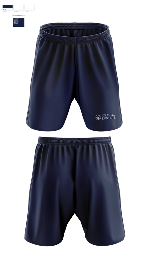 Athletic Shorts With Pockets, atlantic sapphire, , Teamtime, Team time, sublimation, custom sports apparel, team uniforms, spirit wear, spiritwear, sports uniforms, custom shirts, team store, custom team store, fundraiser sports, apparel fundraiser