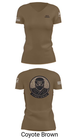 Women's Short Sleeve Vneck Shirt, 35th COMMS, Air Force, Teamtime, Team time, sublimation, custom sports apparel, team uniforms, spirit wear, spiritwear, sports uniforms, custom shirts, team store, custom team store, fundraiser sports, apparel fundraiser