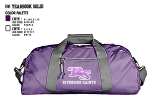 Duffle Bag, Riverside Saints, Track & Field, Teamtime, Team time, sublimation, custom sports apparel, team uniforms, spirit wear, spiritwear, sports uniforms, custom shirts, team store, custom team store, fundraiser sports, apparel fundraiser