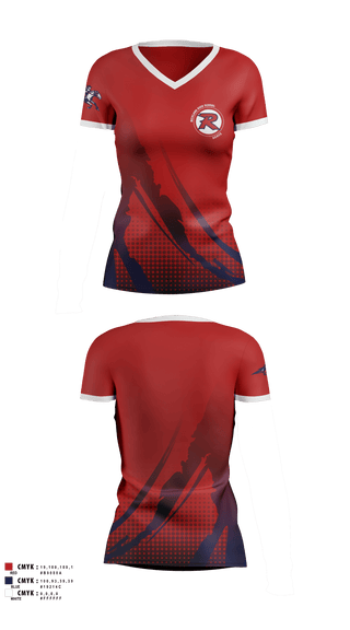 Womens Short Sleeve Vneck Shirt, Richland High School Dance, Spirit Store, Teamtime, Team time, sublimation, custom sports apparel, team uniforms, spirit wear, spiritwear, sports uniforms, custom shirts, team store, custom team store, fundraiser sports, apparel fundraiser