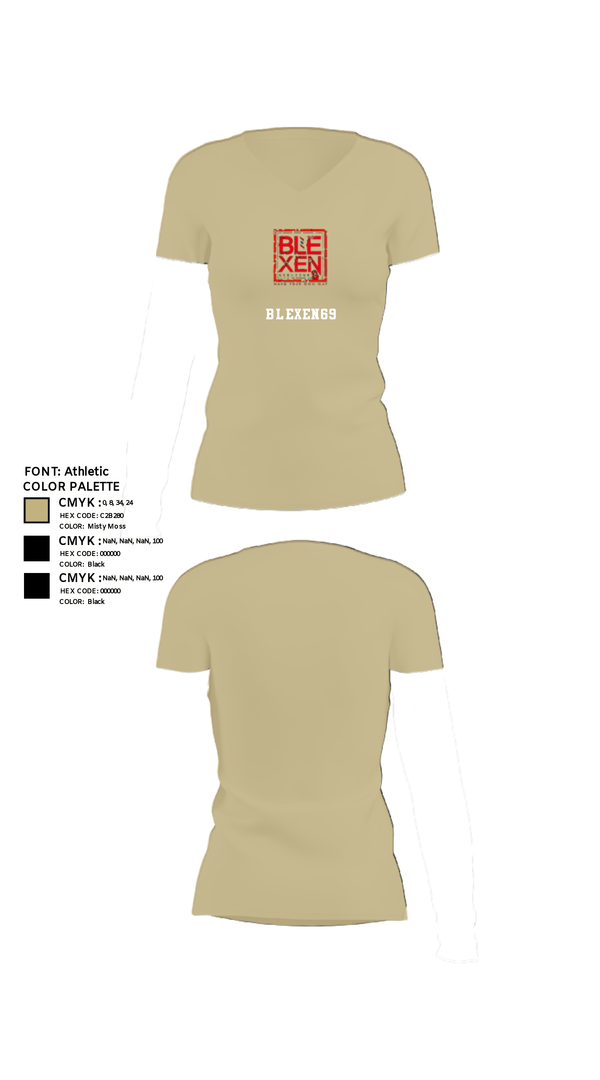 Women's Short Sleeve Vneck Shirt, Blexen69, , Teamtime, Team time, sublimation, custom sports apparel, team uniforms, spirit wear, spiritwear, sports uniforms, custom shirts, team store, custom team store, fundraiser sports, apparel fundraiser