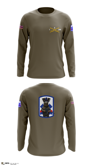 Long Sleeve Performance Shirt, EwoksBlue Ewok, Men's Basketball, Teamtime, Team time, sublimation, custom sports apparel, team uniforms, spirit wear, spiritwear, sports uniforms, custom shirts, team store, custom team store, fundraiser sports, apparel fundraiser