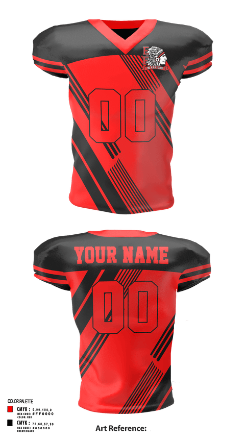 Football Jersey, Elizabeth Forward High School Football, Football, Teamtime, Team time, sublimation, custom sports apparel, team uniforms, spirit wear, spiritwear, sports uniforms, custom shirts, team store, custom team store, fundraiser sports, apparel fundraiser