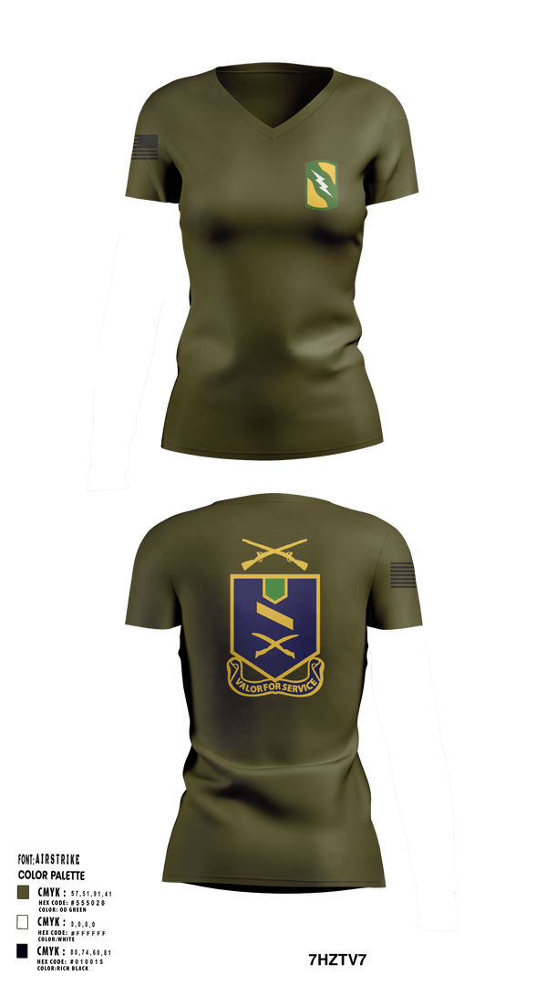 Womens Short Sleeve Vneck Shirt, 2-137th IN RGMT, National Guard, Teamtime, Team time, sublimation, custom sports apparel, team uniforms, spirit wear, spiritwear, sports uniforms, custom shirts, team store, custom team store, fundraiser sports, apparel fundraiser