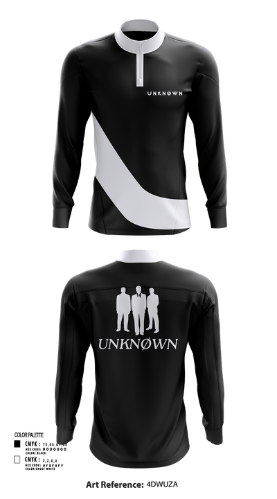 UNKNØWN 1359763 Quarter Zip Jacket - 127